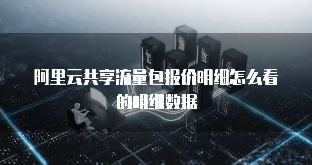 阿里云共享流量包报价明细怎么看的明细数据