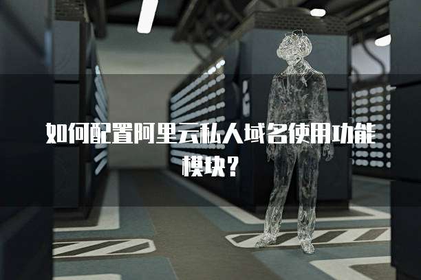 如何配置阿里云私人域名使用功能模块?