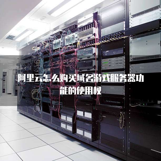 阿里云怎么购买域名游戏服务器功能的使用权