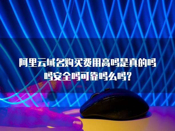 阿里云域名购买费用高吗是真的吗吗安全吗可靠吗么吗?