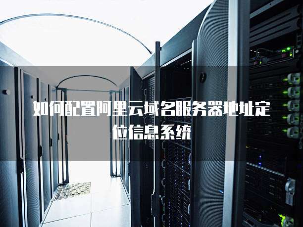 如何配置阿里云域名服务器地址定位信息系统