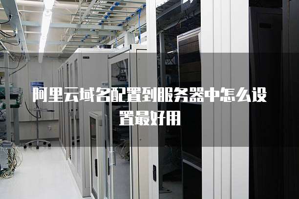 阿里云域名配置到服务器中怎么设置最好用