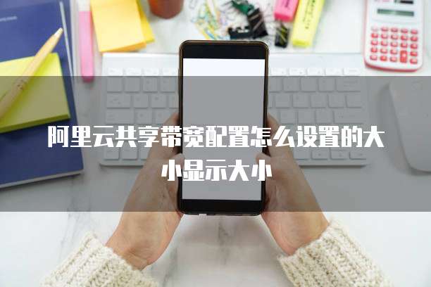 阿里云共享带宽配置怎么设置的大小显示大小