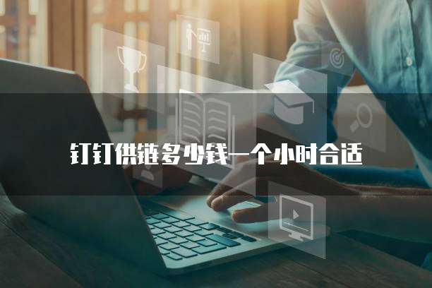 钉钉供链多少钱一个小时合适
