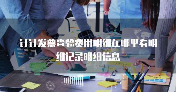 钉钉发票查验费用明细在哪里看明细记录明细信息