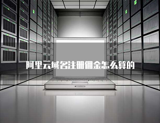 阿里云域名注册佣金怎么算的