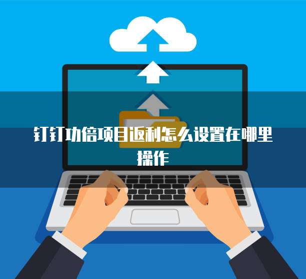 钉钉功倍项目返利怎么设置在哪里操作