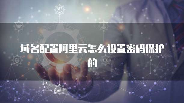 域名配置阿里云怎么设置密码保护的