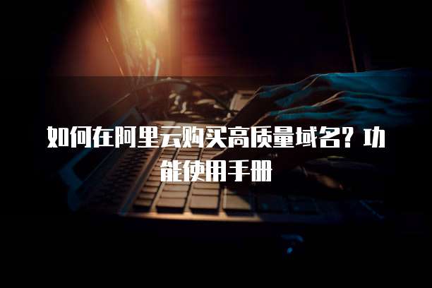 如何在阿里云购买高质量域名?功能使用手册