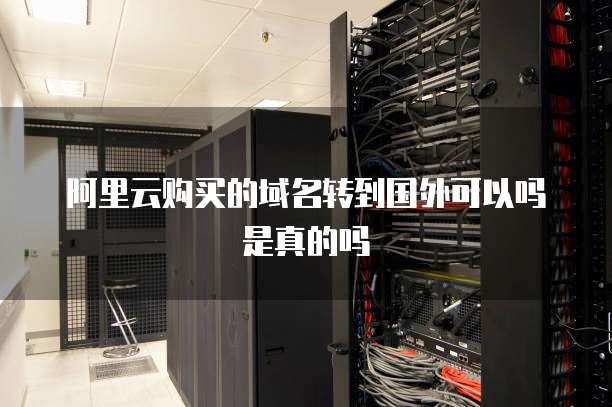 阿里云购买的域名转到国外可以吗是真的吗