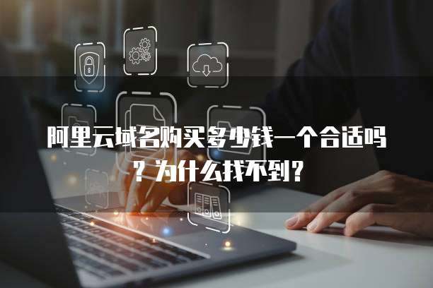 阿里云域名购买多少钱一个合适吗?为什么找不到?