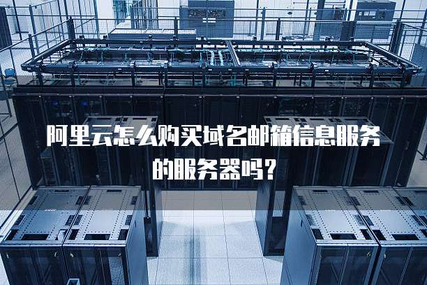 阿里云怎么购买域名邮箱信息服务的服务器吗?