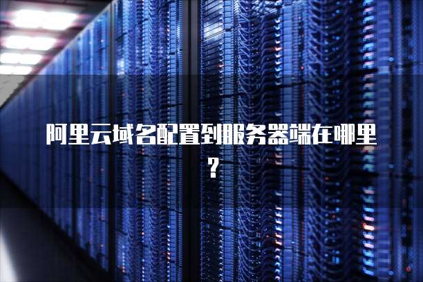 阿里云域名配置到服务器端在哪里?
