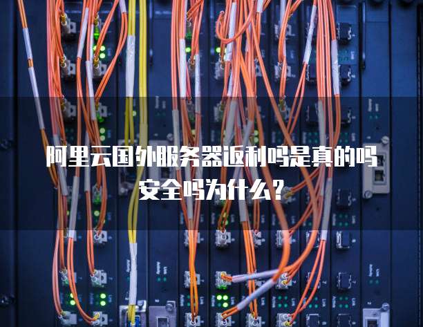 阿里云国外服务器返利吗是真的吗安全吗为什么?