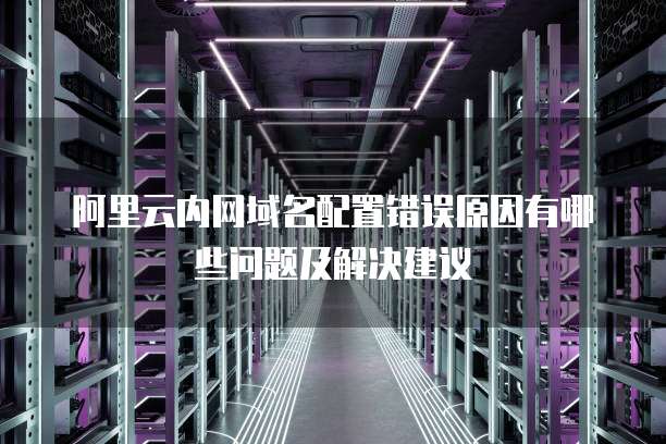 阿里云内网域名配置错误原因有哪些问题及解决建议
