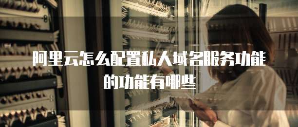 阿里云怎么配置私人域名服务功能的功能有哪些