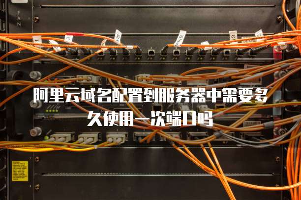 阿里云域名配置到服务器中需要多久使用一次端口吗