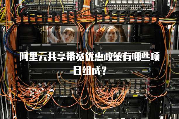 阿里云共享带宽优惠政策有哪些项目组成?