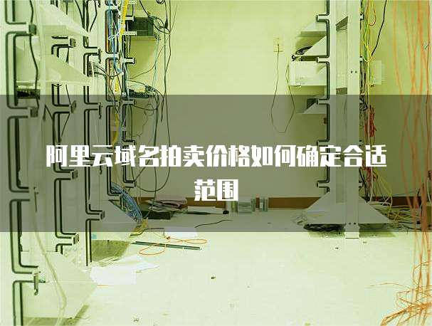 阿里云域名拍卖价格如何确定合适范围