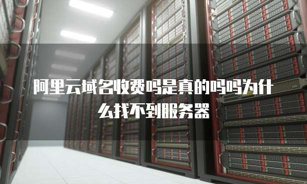 阿里云域名收费吗是真的吗吗为什么找不到服务器
