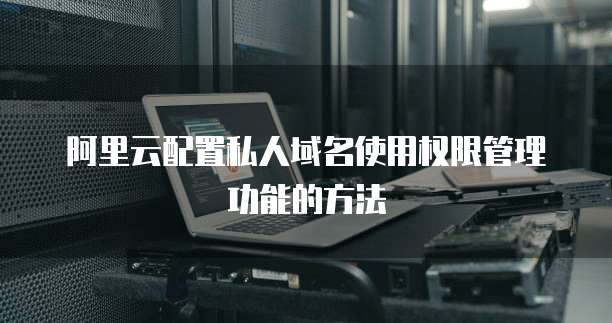 阿里云配置私人域名使用权限管理功能的方法