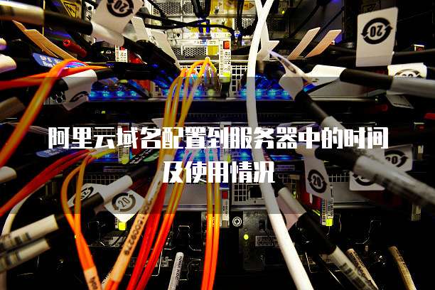 阿里云域名配置到服务器中的时间及使用情况