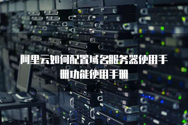 阿里云如何配置域名服务器使用手册功能使用手册
