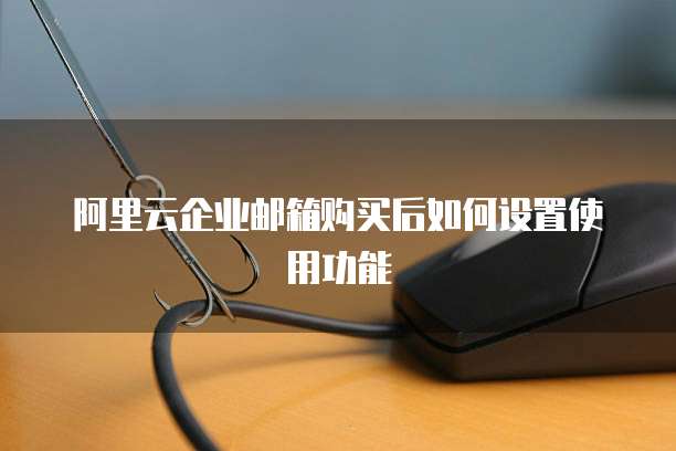 阿里云企业邮箱购买后如何设置使用功能