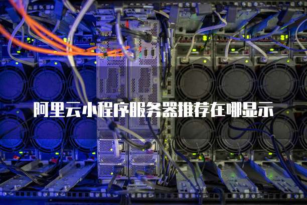 阿里云小程序服务器推荐在哪显示