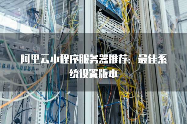 阿里云小程序服务器推荐:最佳系统设置版本
