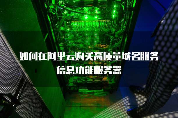 如何在阿里云购买高质量域名服务信息功能服务器