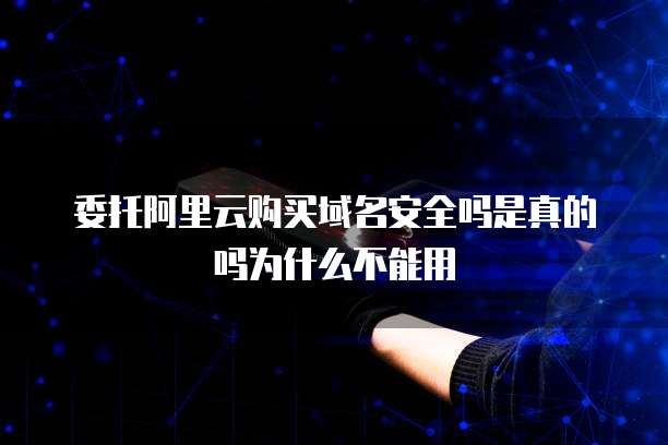 委托阿里云购买域名安全吗是真的吗为什么不能用