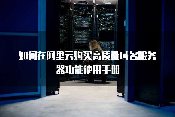 如何在阿里云购买高质量域名服务器功能使用手册