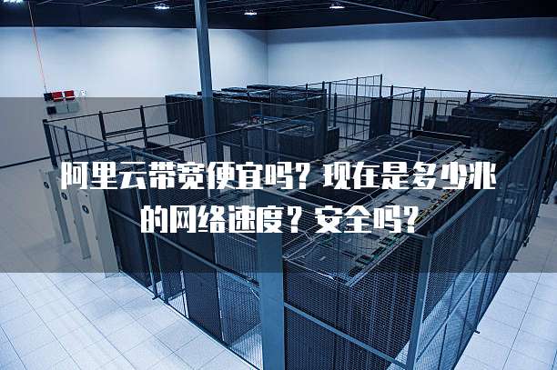 阿里云带宽便宜吗?现在是多少兆的网络速度?安全吗?