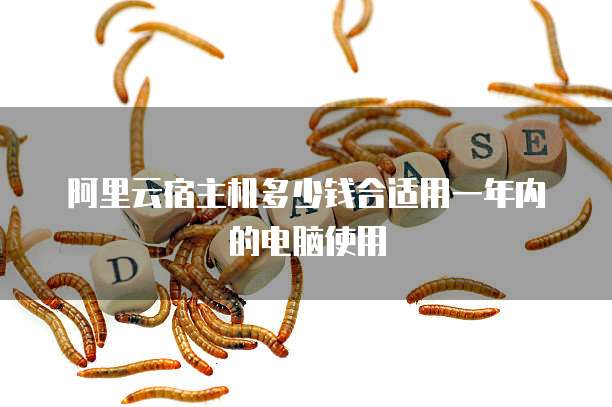 阿里云宿主机多少钱合适用一年内的电脑使用