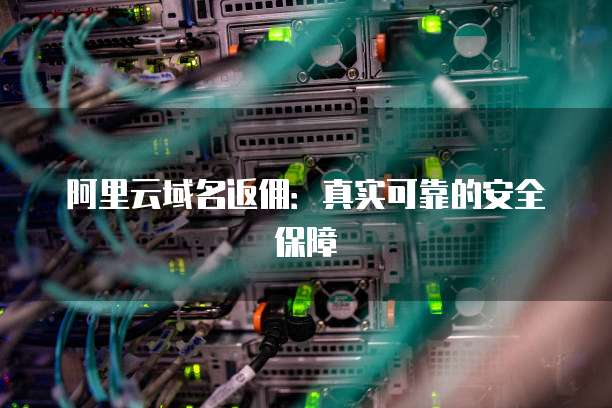 阿里云域名返佣:真实可靠的安全保障