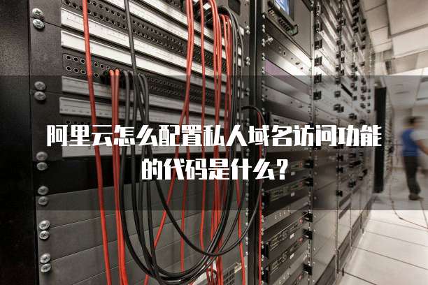 阿里云怎么配置私人域名访问功能的代码是什么？
