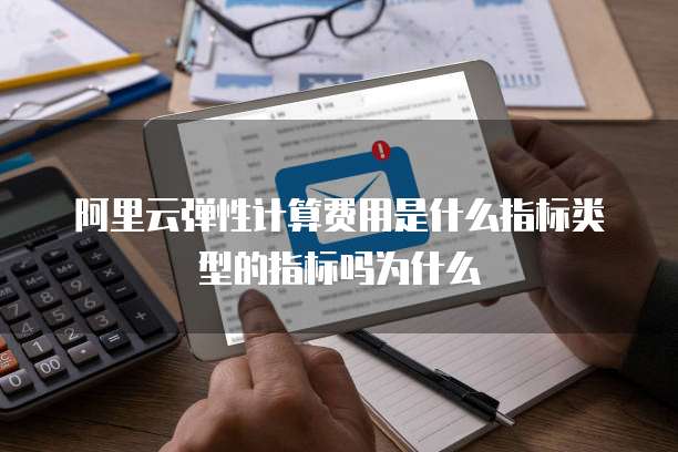 阿里云弹性计算费用是什么指标类型的指标吗为什么