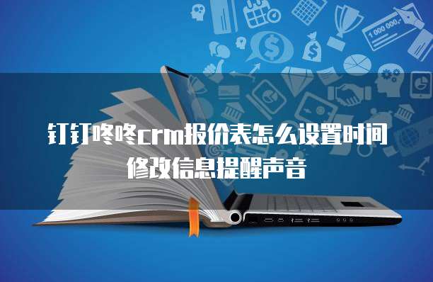 钉钉咚咚crm报价表怎么设置时间修改信息提醒声音