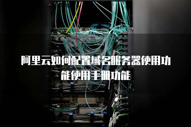 阿里云如何配置域名服务器使用功能使用手册功能