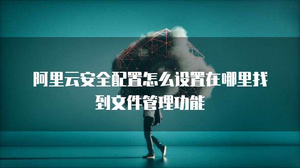 阿里云安全配置怎么设置在哪里找到文件管理功能