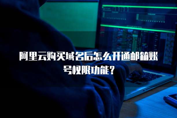 阿里云购买域名后怎么开通邮箱账号权限功能?