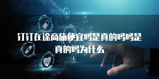钉钉在途商旅便宜吗是真的吗吗是真的吗为什么