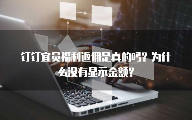 钉钉宜员福利返佣是真的吗？为什么没有显示金额？