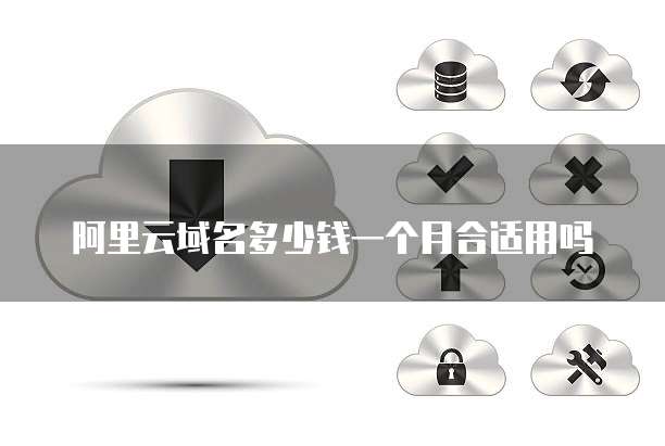阿里云域名多少钱一个月合适用吗