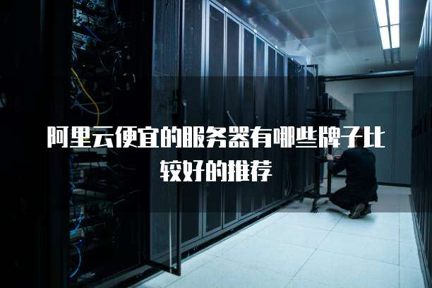 阿里云便宜的服务器有哪些牌子比较好的推荐