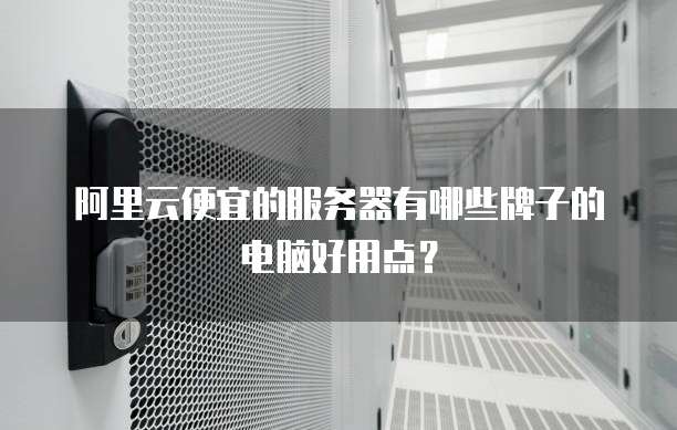 阿里云便宜的服务器有哪些牌子的电脑好用点?