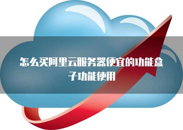 怎么买阿里云服务器便宜的功能盒子功能使用