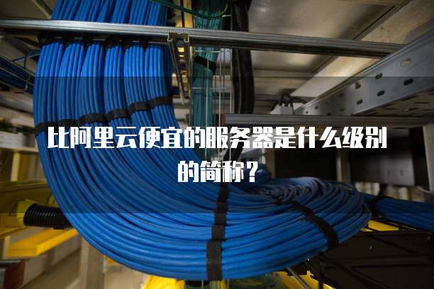 比阿里云便宜的服务器是什么级别的简称?