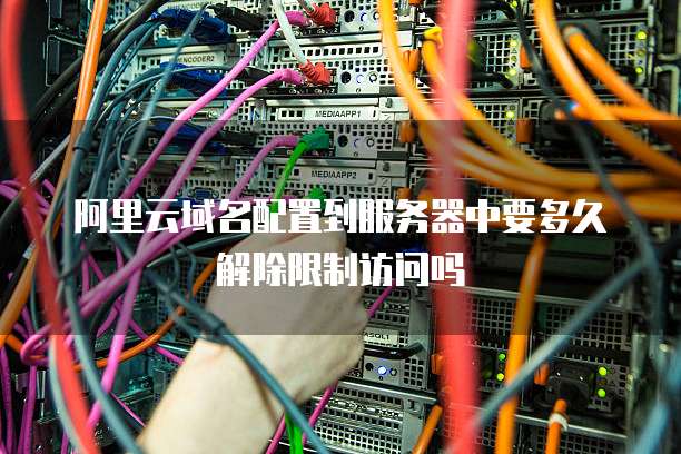 阿里云域名配置到服务器中要多久解除限制访问吗